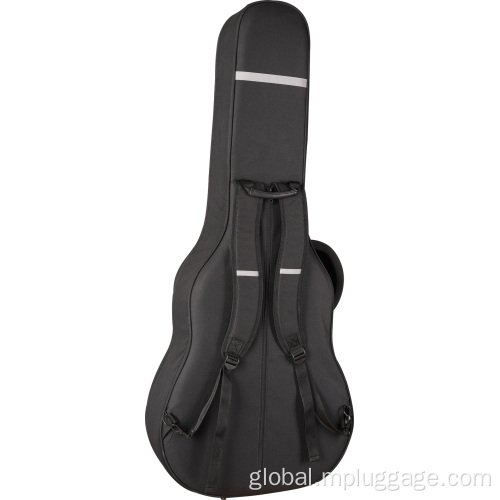 Waterproof Polyester Guitar Backpack Simple Black Guitar Music Bag Supplier